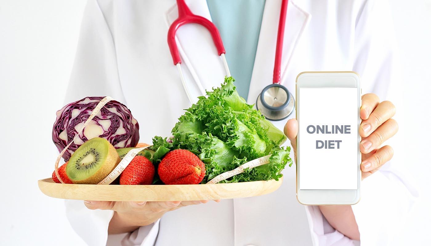 Diet with on-line monitoring to boost immune system