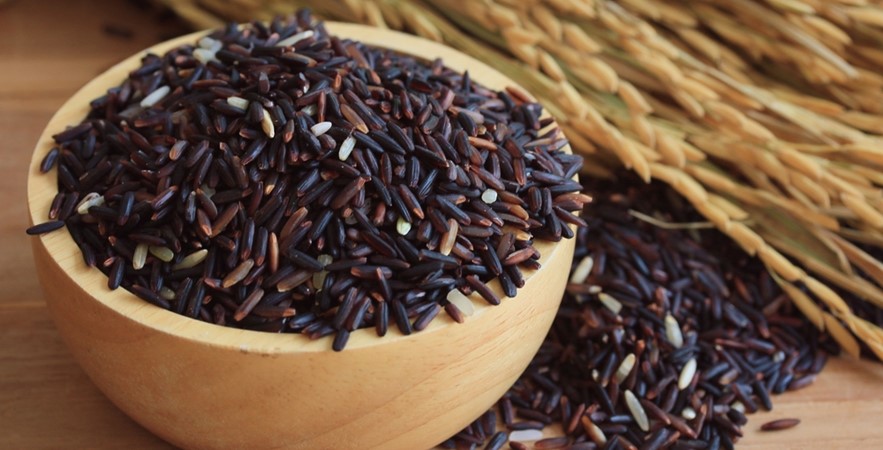 'Forbidden' black rice