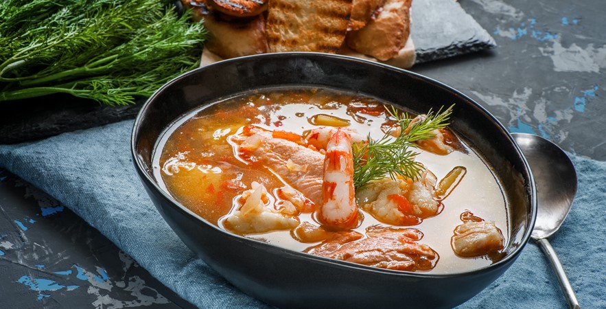 Bouillabaisse, the famous soup from Marseille